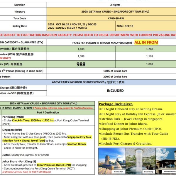 Flash Sales 3.0. Ex-Port Klang